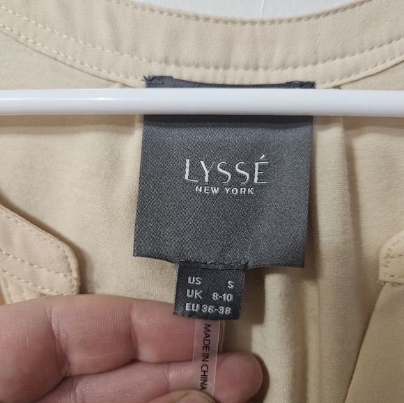 Lysse New York Beige Long Sleeve Blouse! - Picture 4 of 7
